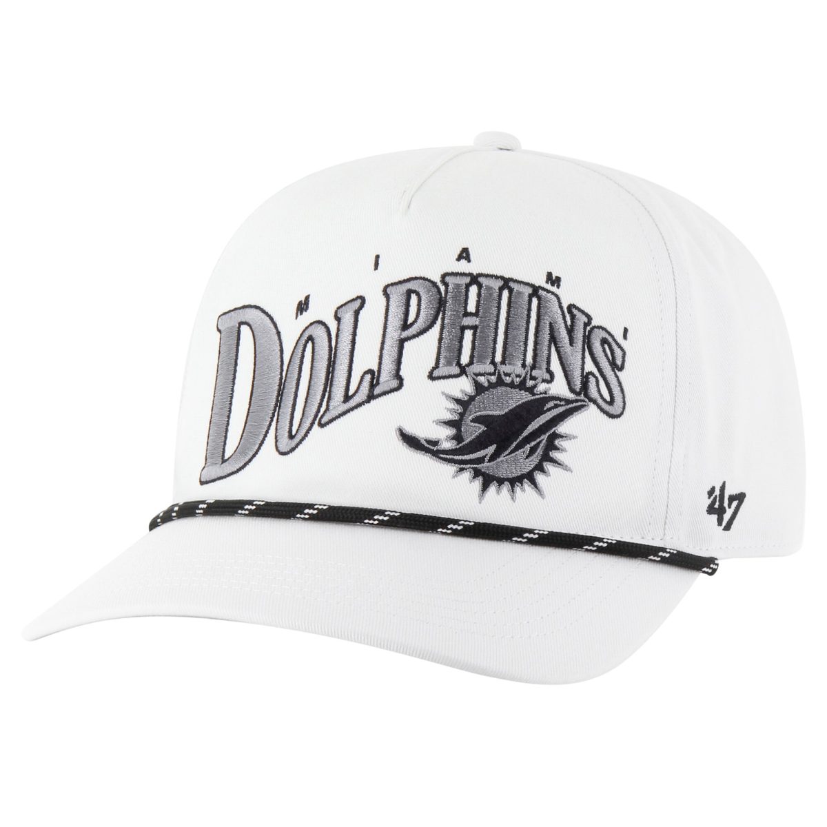 Miami Dolphins Jerseys Shop – Best Selection of men8217s 821747 white miami dolphins wave speckle hitch rope adjustable hat