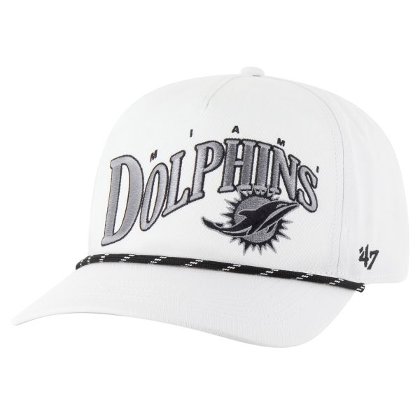 Miami Dolphins Jerseys Shop – Best Selection of men8217s 821747 white miami dolphins wave speckle hitch rope adjustable hat